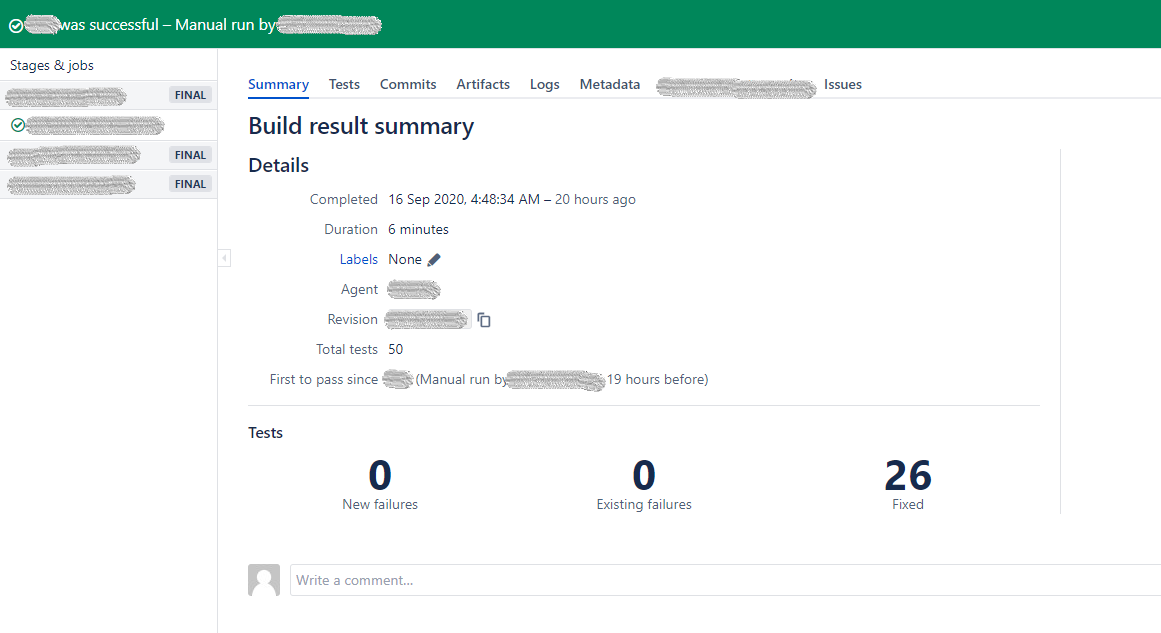 Failed and Fixed Failed and Fixed