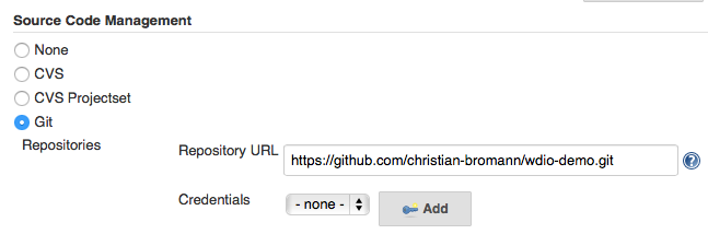 Jenkins Git Setup Jenkins Git Setup