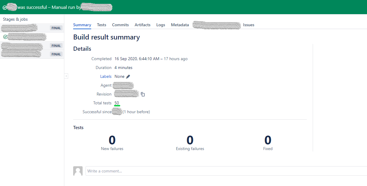 Successful Test Successful Test